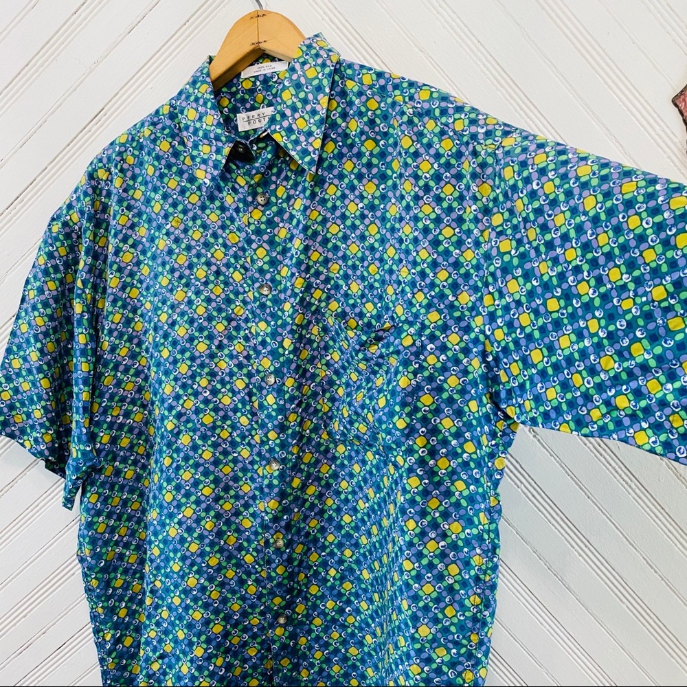 Perry Ellis Portfolio Silk Button Down - Picture 5 of 8